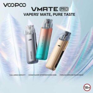VOOPOO Vmate Pro Kit電子煙註油式小煙主機 ｜ 可調瓦數 ｜ 快充 ｜ 智能芯片