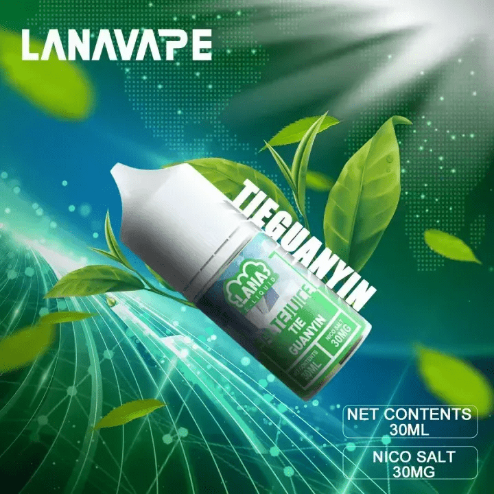LANA 煙油:尼古丁鹽小菸油 · 30ml瓶 · 10款清爽耐抽風味,