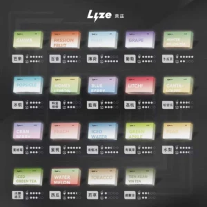 Lyze萊茲換彈式電子煙煙彈 ｜ 10000口 8W/13W雙模式 1.0Ω鋼網芯 ｜ 東京魔盒通用 20+口味 (