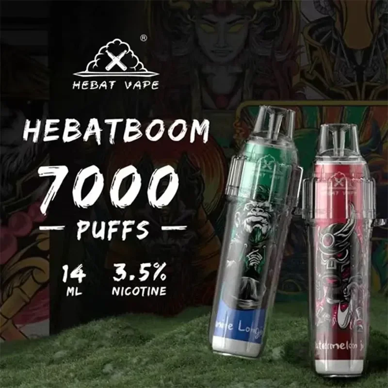 HEBAT 喜貝 7000 口一次性電子煙 | 長效續航.免注油便捷首選