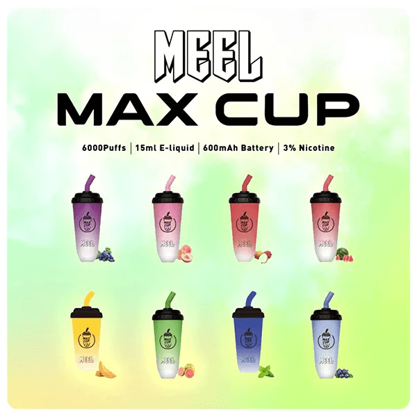 MEEL MAX CUP 奶茶杯 6000口一次性電子煙 | 15ml大油倉 600mAh電池 Type-C快充 | 氣動感應:圖片 2