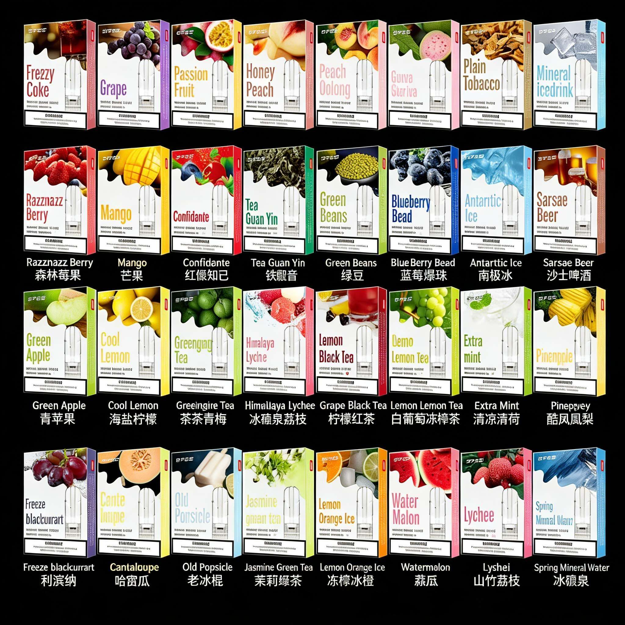 SP2S 思博瑞一代通用替換式煙彈 3顆裝 2ml容量 34種口味 3%尼古丁 蜂窩陶瓷芯 通配一代主機:圖片 3