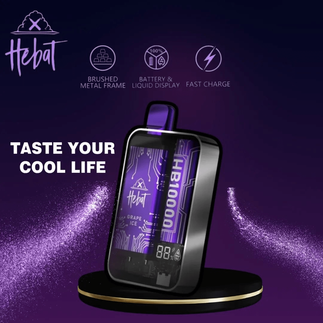 HEBAT 喜貝 拋棄式電子煙 | 10000口大容量 | 15ml 煙油 | 多種口味 | 一次性設計:圖片 3