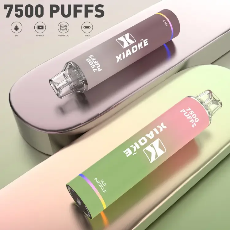 XIAOKE 梟客 7500口一次性電子煙 | 8ml油倉 650mAh電池 | Type-C快充 氣動感應 20種口味:圖片 2